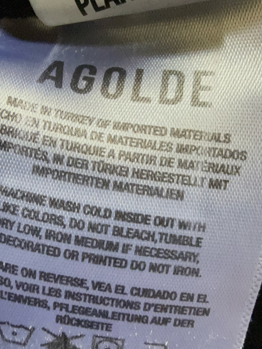 agolde luna pieced barrel jean POSSES ***FIRM PRICE - Picture 8 of 10